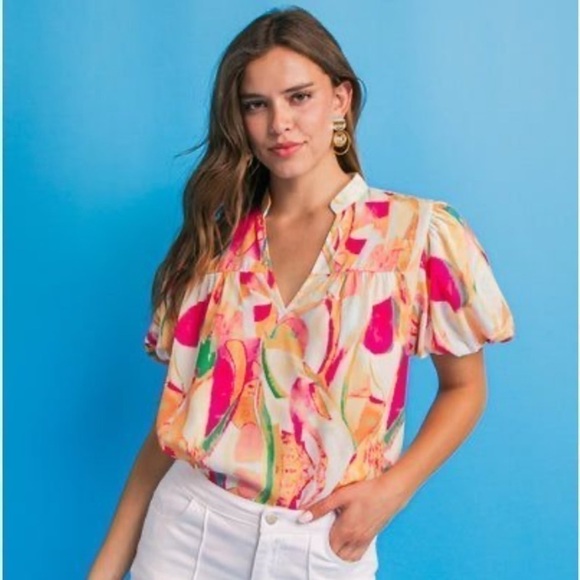 Flying Tomato Tops - Flying Tomato Lean On Me Blouse